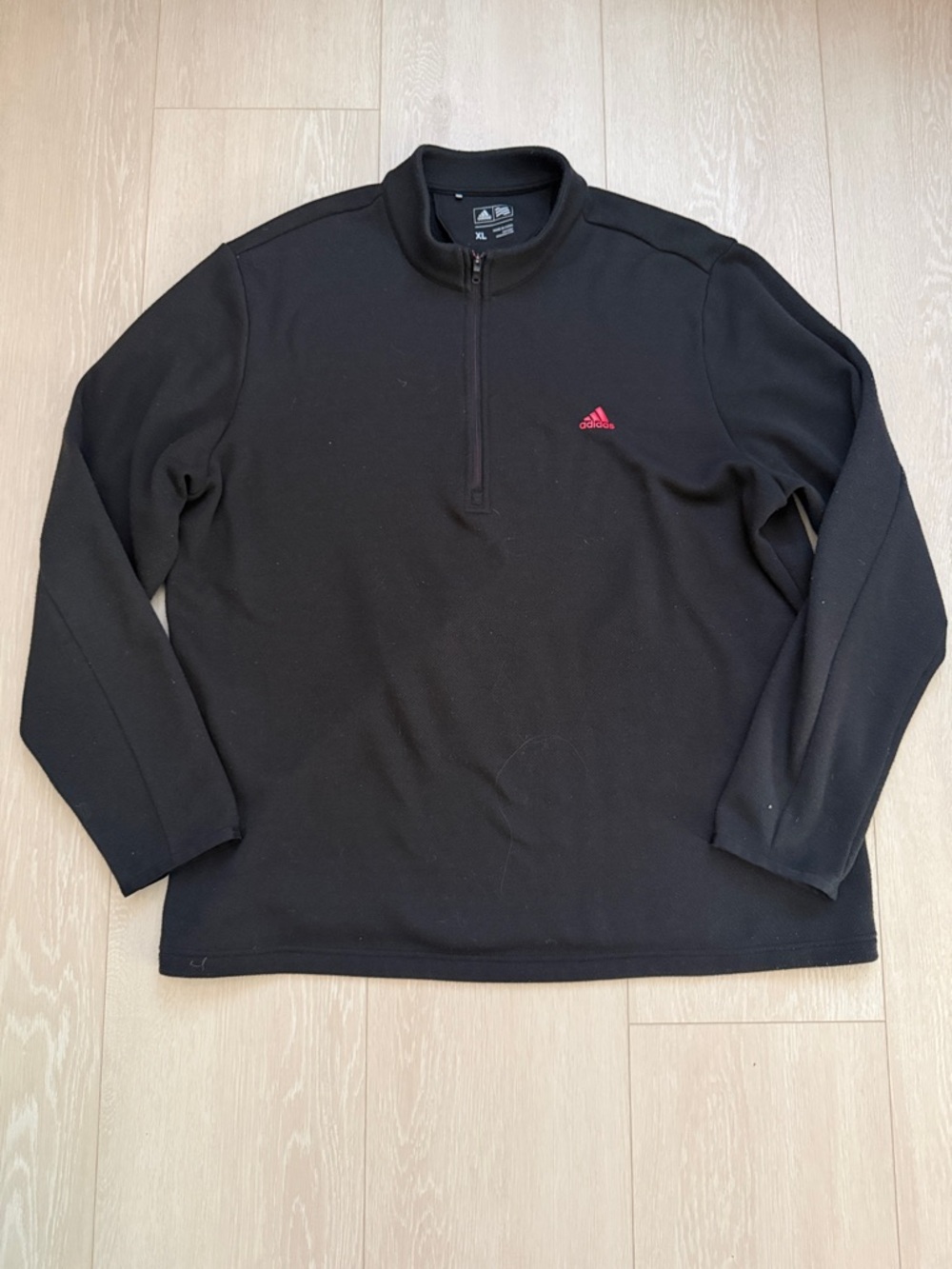 Adidas Black Fleece with White Logo
